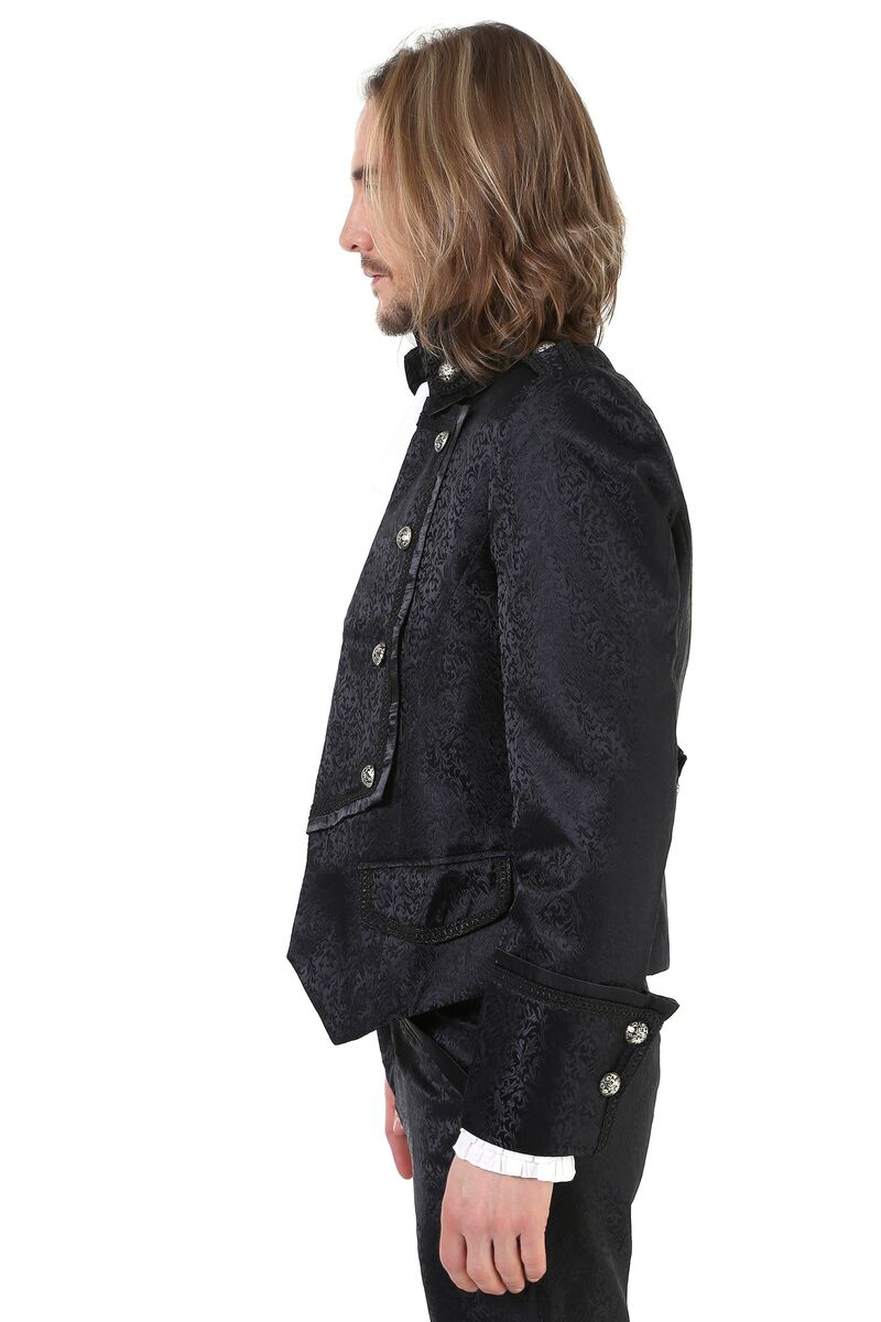 photo n°5 : Veste noir gothique aristocrate pour homme