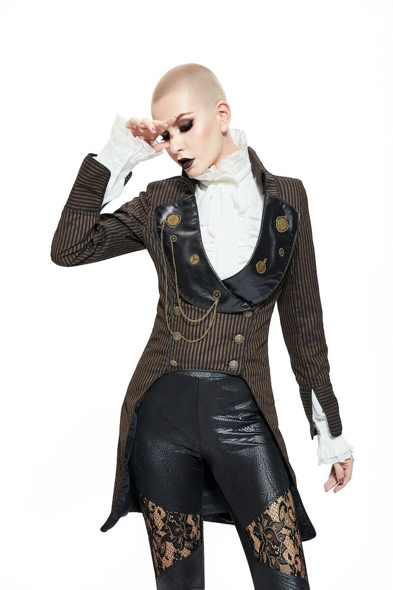 photo n°3 : Veste queue de pie steampunk pour femme