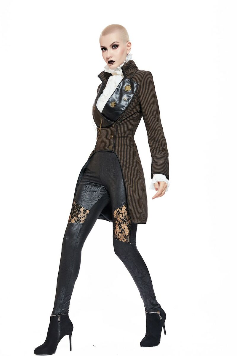 photo n°4 : Veste queue de pie steampunk pour femme